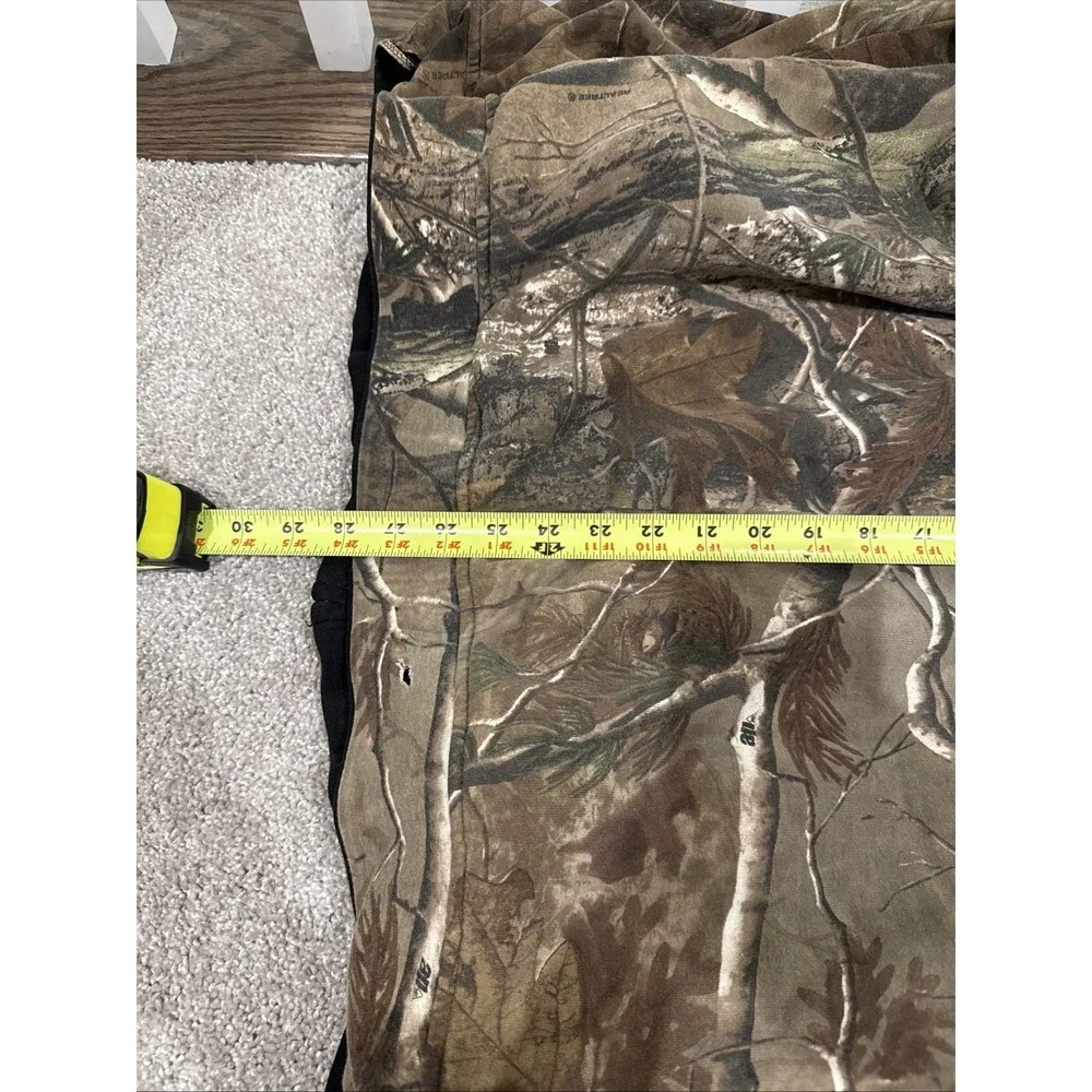 Winchester Reversible Hoodie Mens 2XL Camo Black Full Zip Rugged Sportsman READ